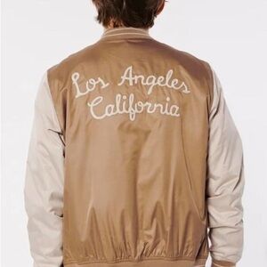 Tan Rare Bomber Jacket Size M